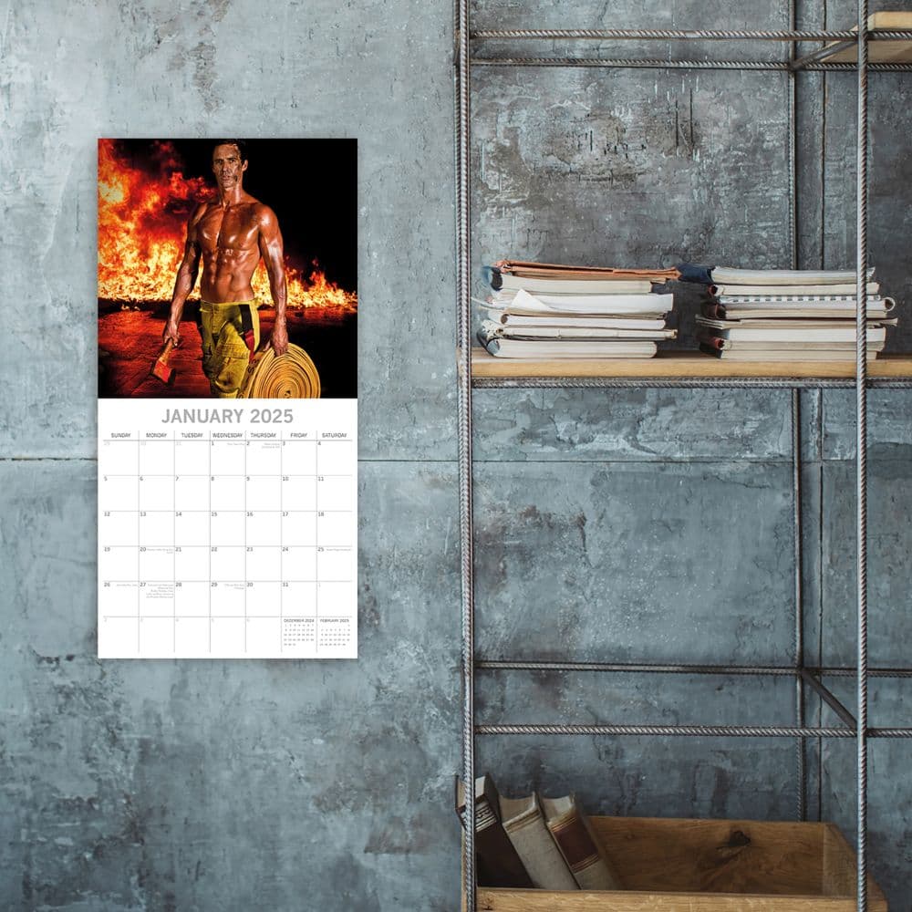 Firefighters 2025 Wall Calendar