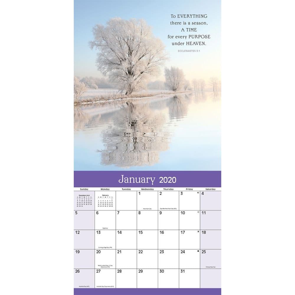 Bible Verses Wall Calendar SV - Calendars.com