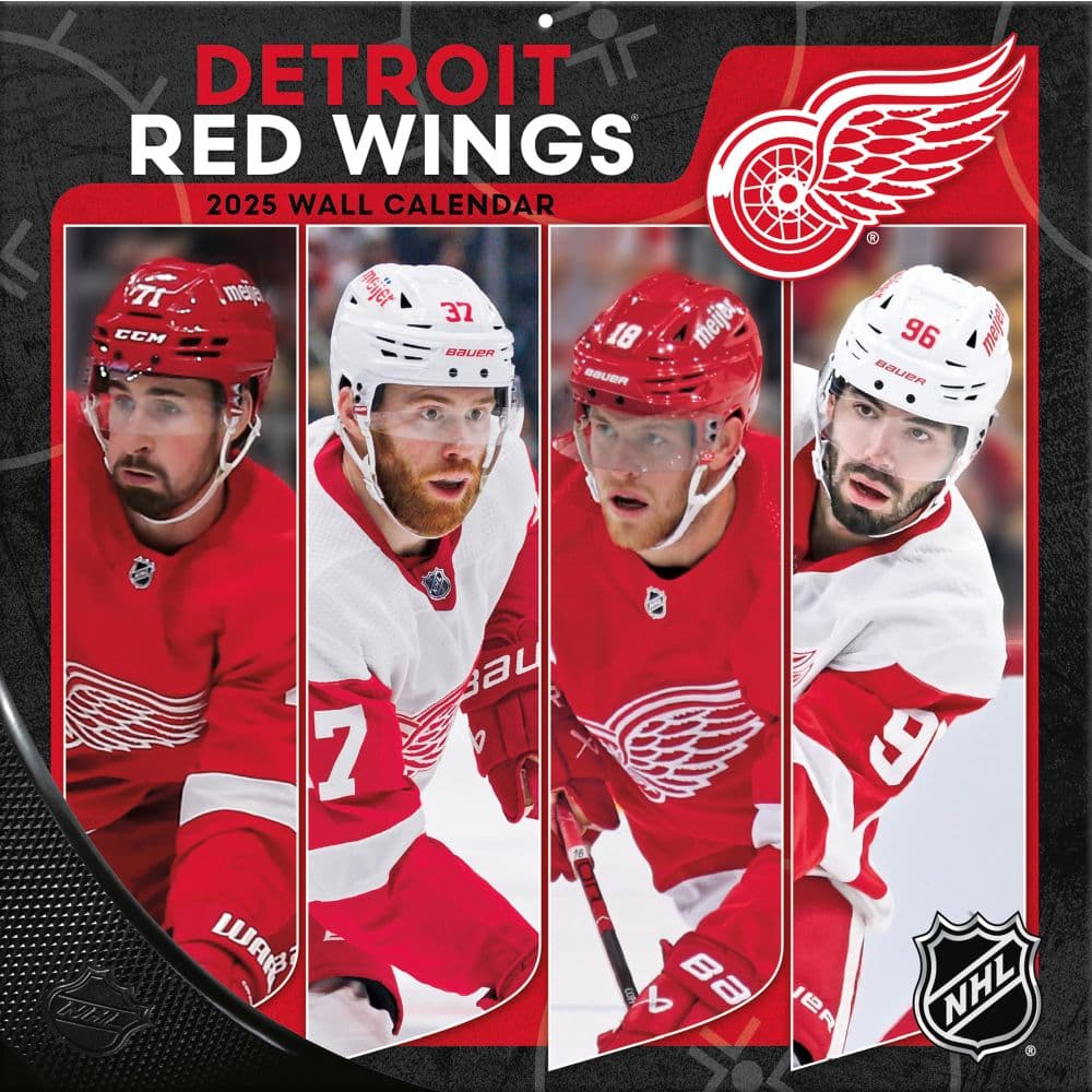 image NHL Detroit Red Wings 2025 Wall Calendar Main Image
