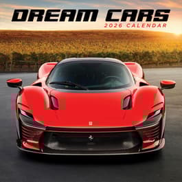 Dream Cars 2026 Wall Calendar
