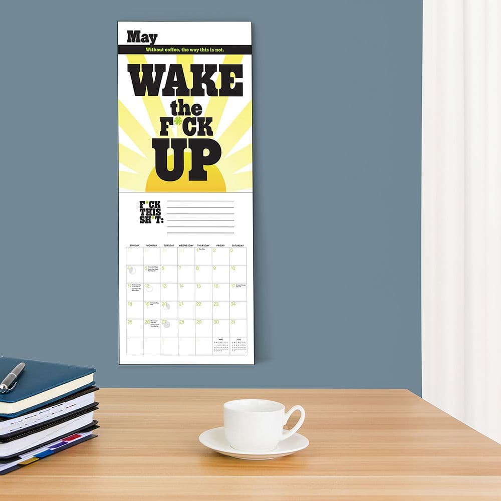 Fck This Sht BIG 2025 Mini Wall Calendar Fourth Alternate Image width=&quot;1000&quot; height=&quot;1000&quot;