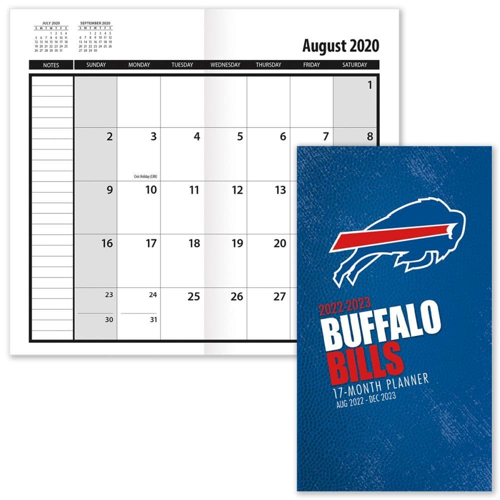 Buffalo Bills 2023 17-Month Pocket Planner 