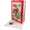image Pink Orchids Blank Card