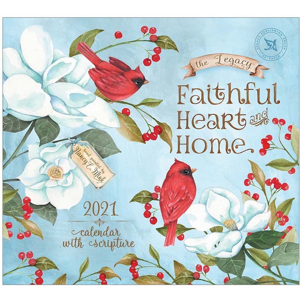 2021 Faithful Heart and Home Mini Wall Calendar