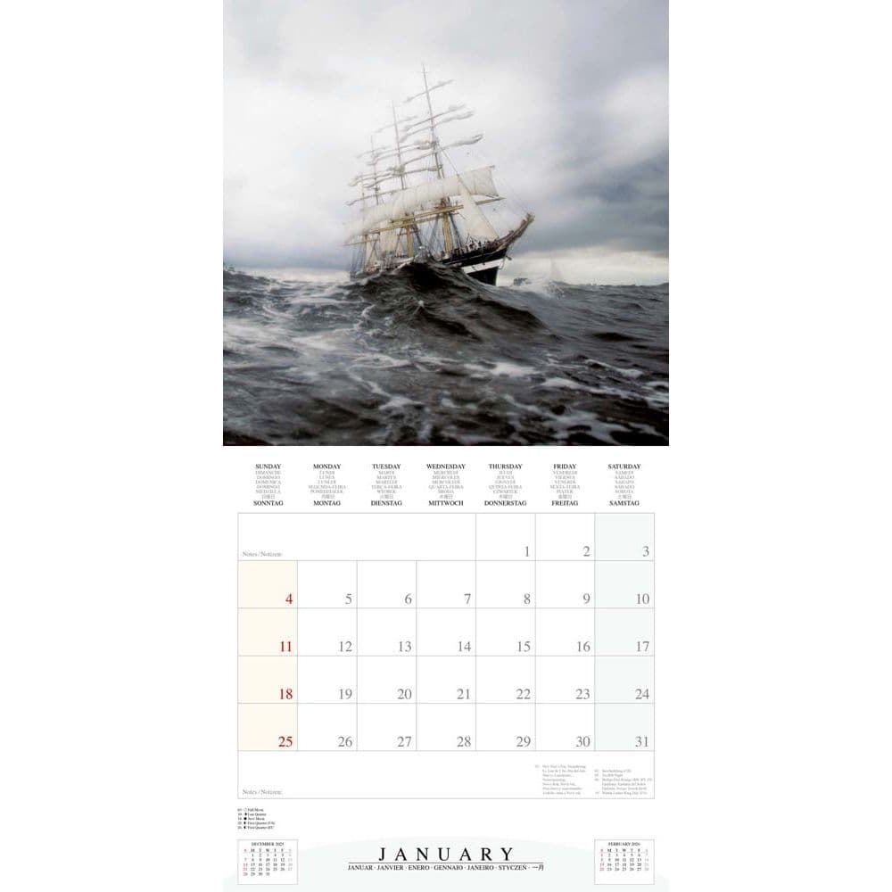 Sailing Tall Boats 2026 Wall Calendar Second Alternate Image