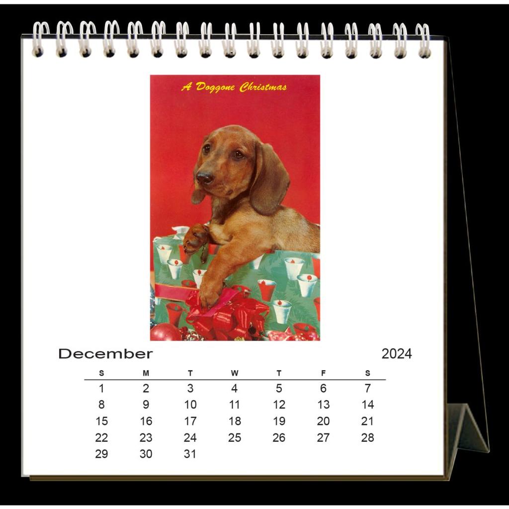 Puppy Love 2024 Easel Desk Calendar Second Alternate Image width=&quot;1000&quot; height=&quot;1000&quot;
