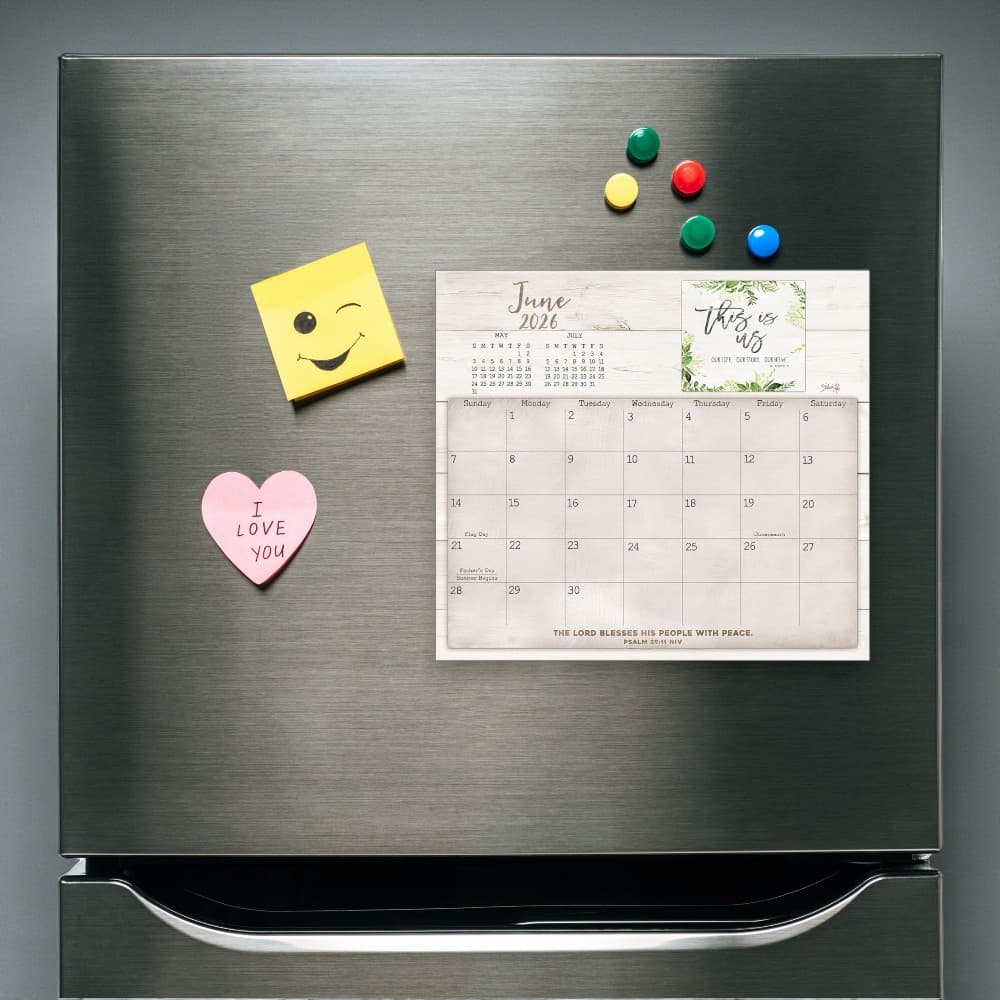 Faith and Family 2026 Magnetic Calendar by Marla Rae Second Alternate Image