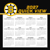 image NHL Boston Bruins 2027 Desk Calendar Fourth Alternate Image