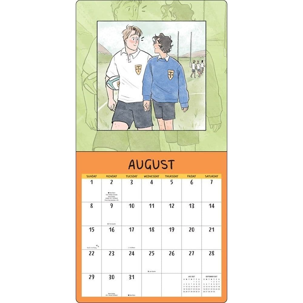 Heartstopper 2027 Wall Calendar Fifth  Alternate Image