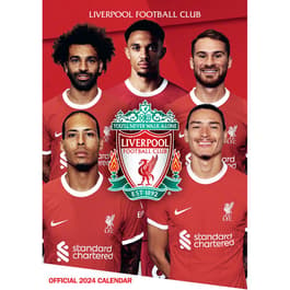 Liverpool FC Poster 2024 Wall Calendar