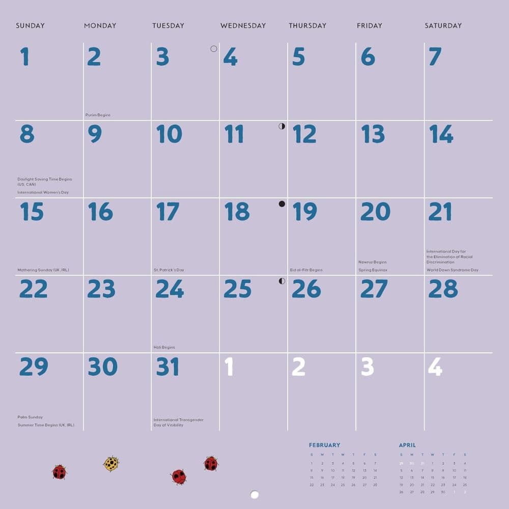 My Neighbor Totoro 2026 Wall Calendar Third Alternate Image
