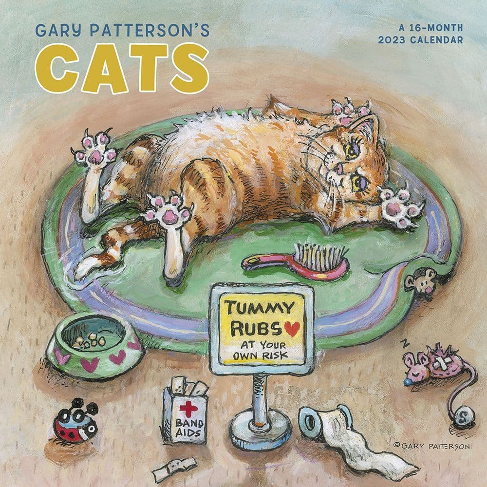 Gary Patterson Cat Calendar 2023 Gary Pattersons Cats 2023 Wall Calendar - Calendars.com