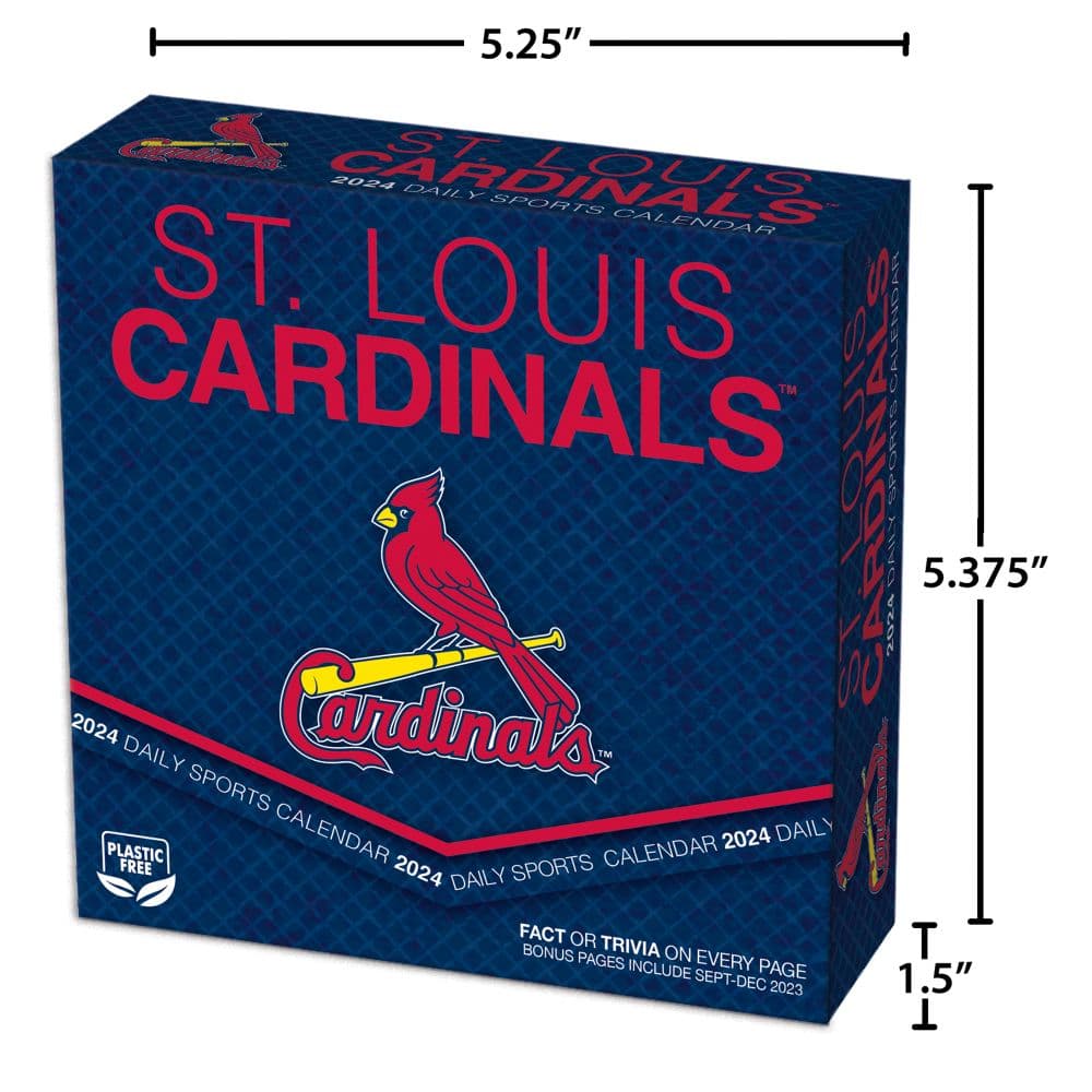 MLB St Louis Cardinals 2024 Desk Calendar