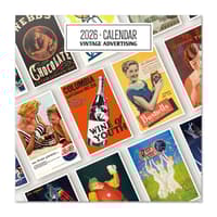 image Vintage Advertising 2026 Wall Calendar Main Product Image