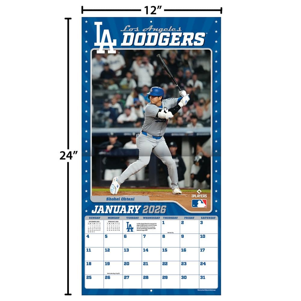 MLB Elite 2026 Wall Calendar Fifth Alternate Image