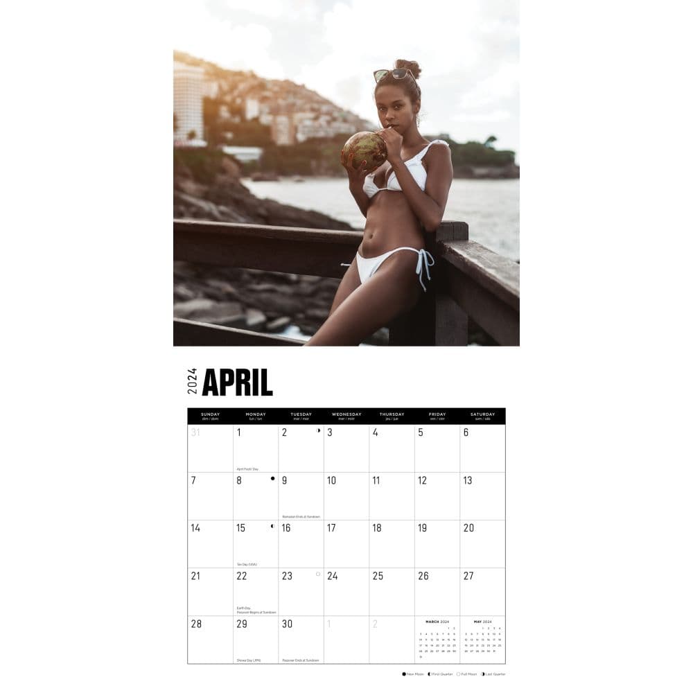 Ebony 2024 Wall Calendar