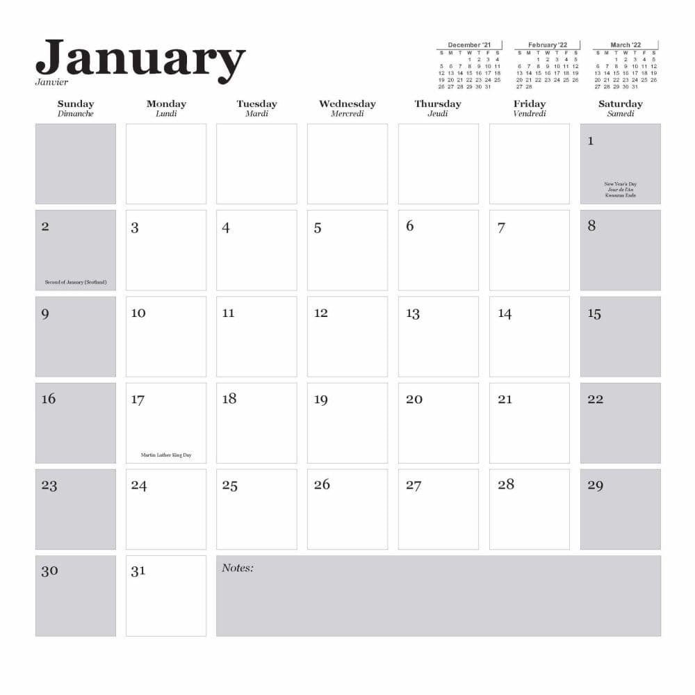 Max Beckman 2022 Square Wall Calendar - Calendars.com