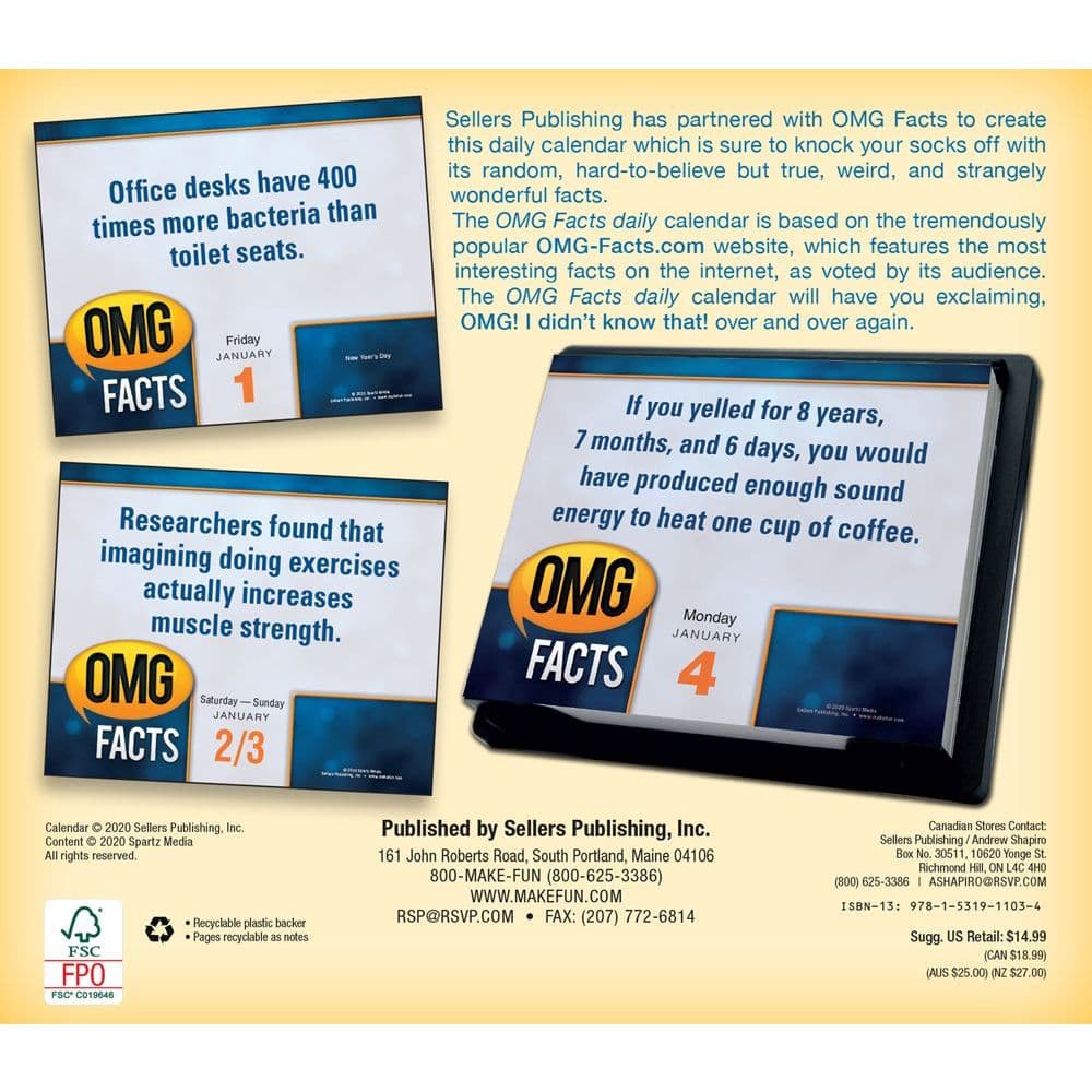 OMG Facts Desk Calendar - Calendars.com