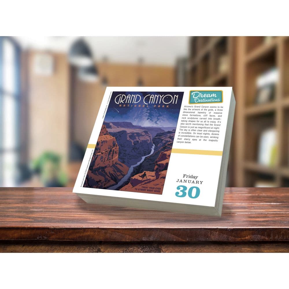 Dream Destinations 2026 Desk Calendar Fourth Alternate Image