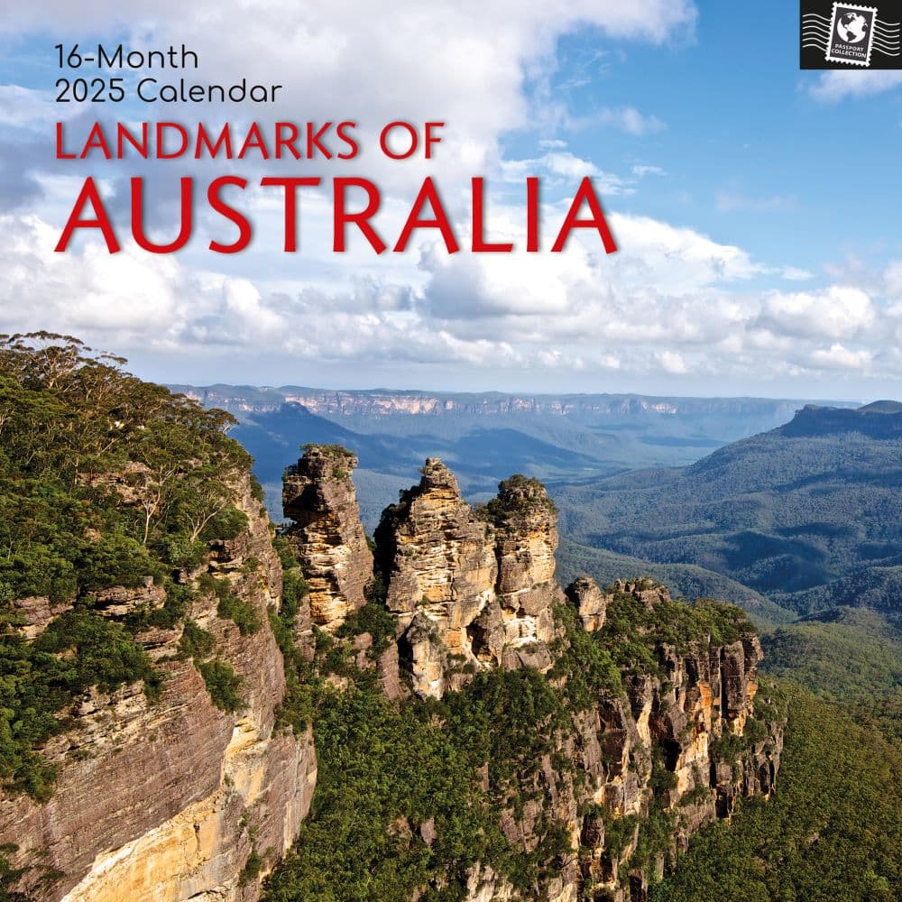 Landmarks of Australia 2025 Wall Calendar Main Product Image width=&quot;1000&quot; height=&quot;1000&quot;