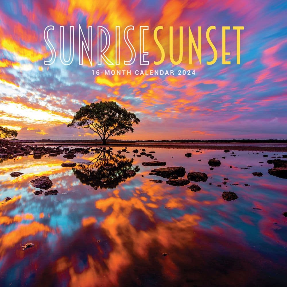 Sunrise Sunset 2025 Wall Calendar