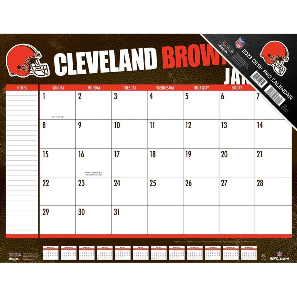 Cleveland Browns 2023 Desk Pad