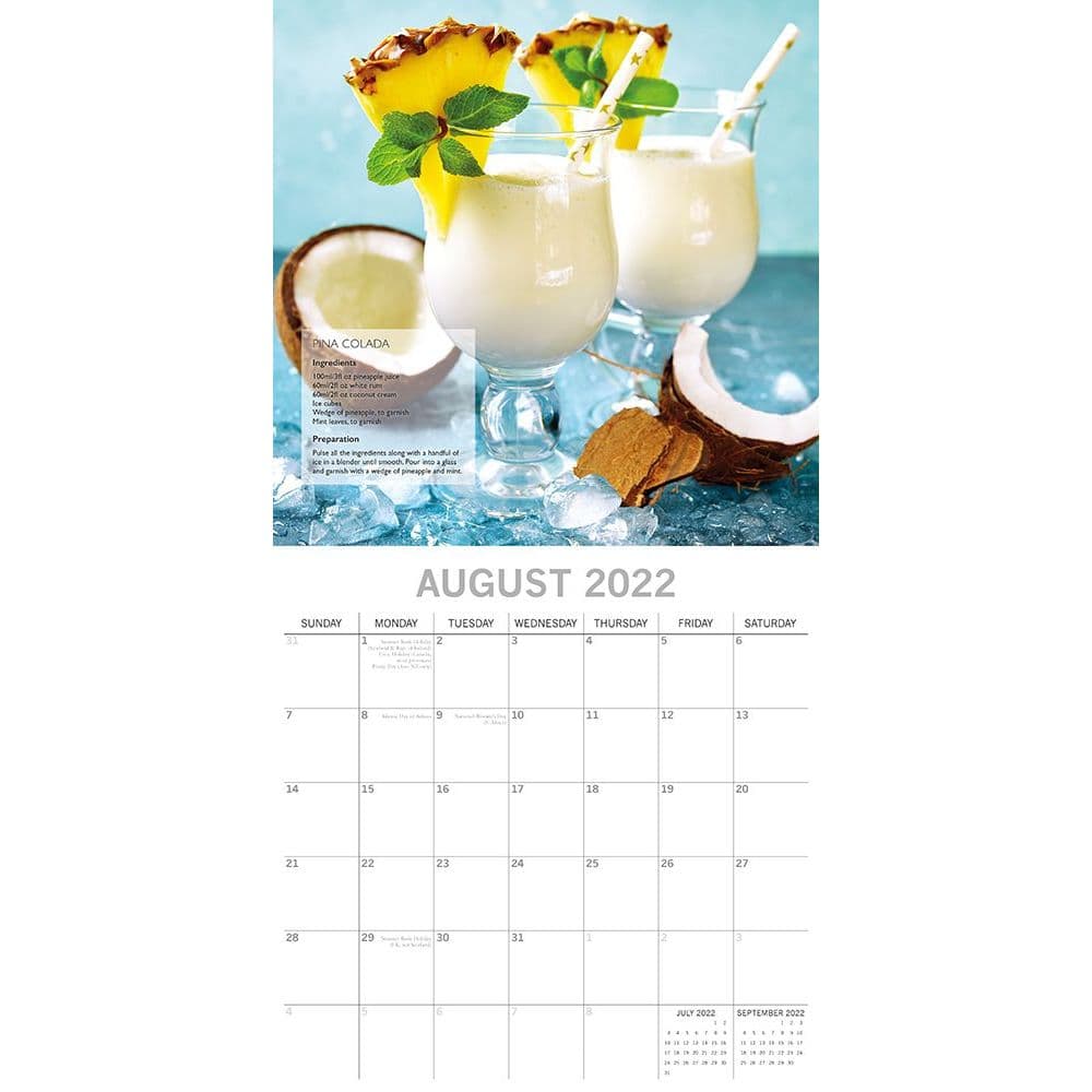 Cocktails 2022 Wall Calendar