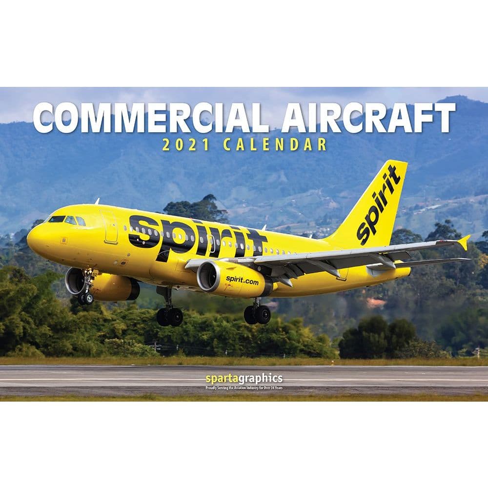 Commercial Aircraft Deluxe Wall Calendar