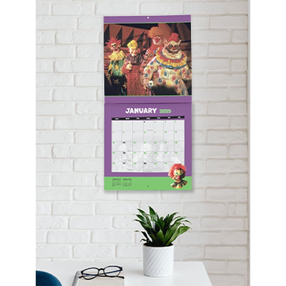 Killer Klowns from Outer Space 2025 Wall Calendar Fifth Alternate Image width=&quot;1000&quot; height=&quot;1000&quot;