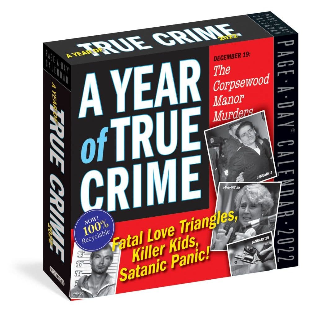 A Year of True Crime 2022 Page-A-Day Calendar