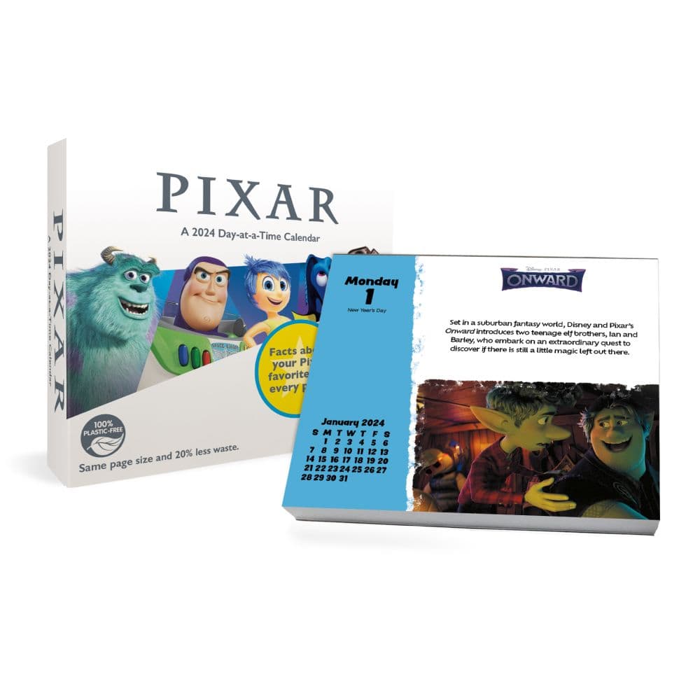 Disney Pixar 2024 Desk Calendar Main Product Image width=&quot;1000&quot; height=&quot;1000&quot;