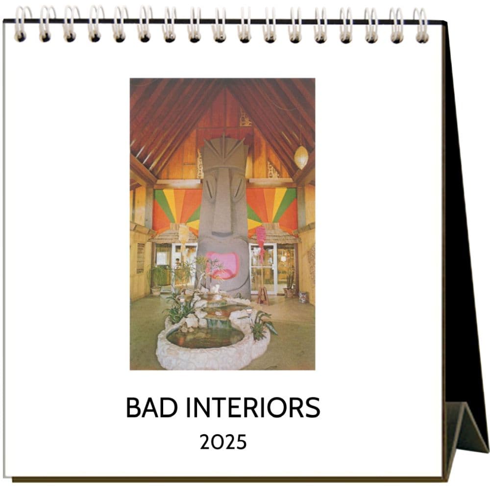 Bad Interiors 2025 Easel Desk Calendar Main Image