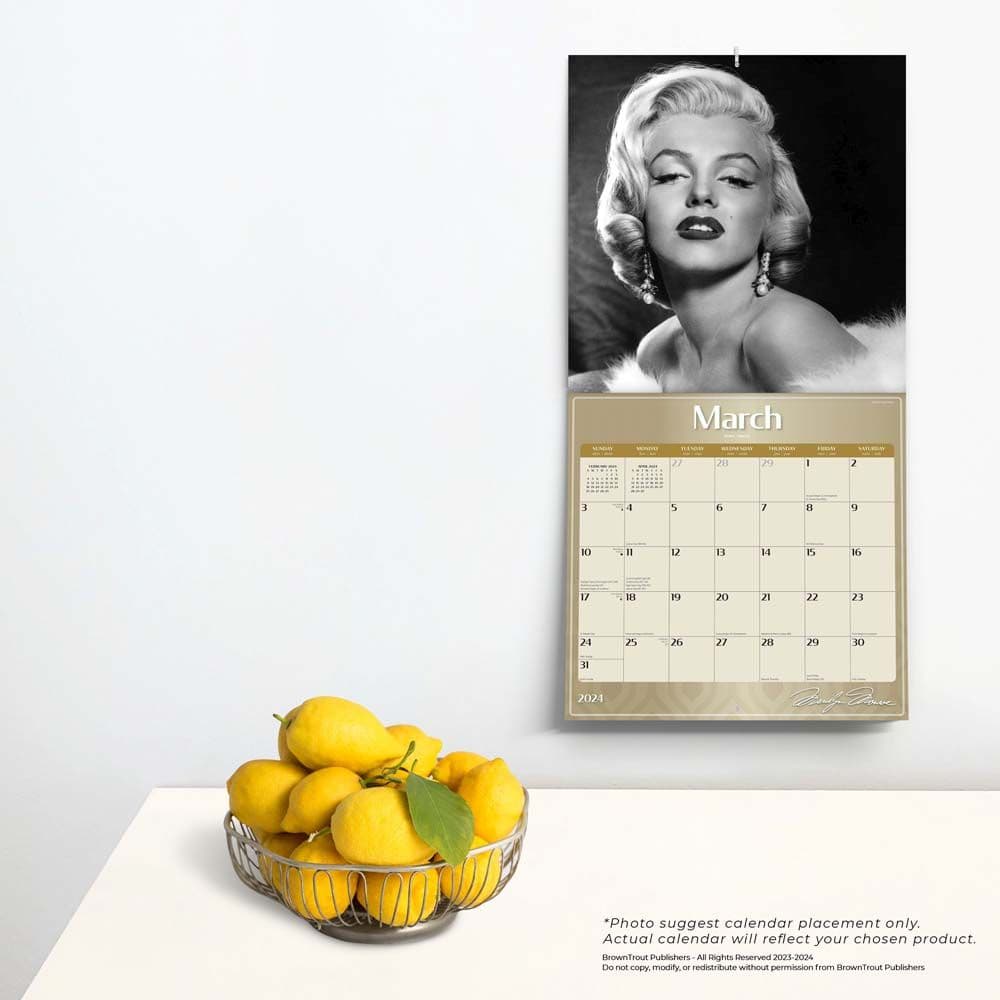 Marilyn Monroe 2024 Wall Calendar