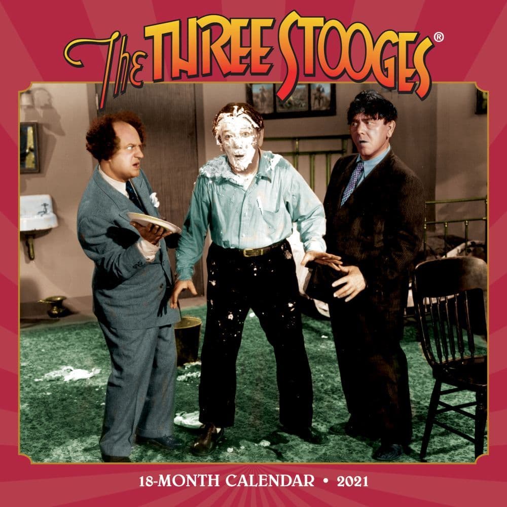 2021 Three Stooges Mini Wall Calendar