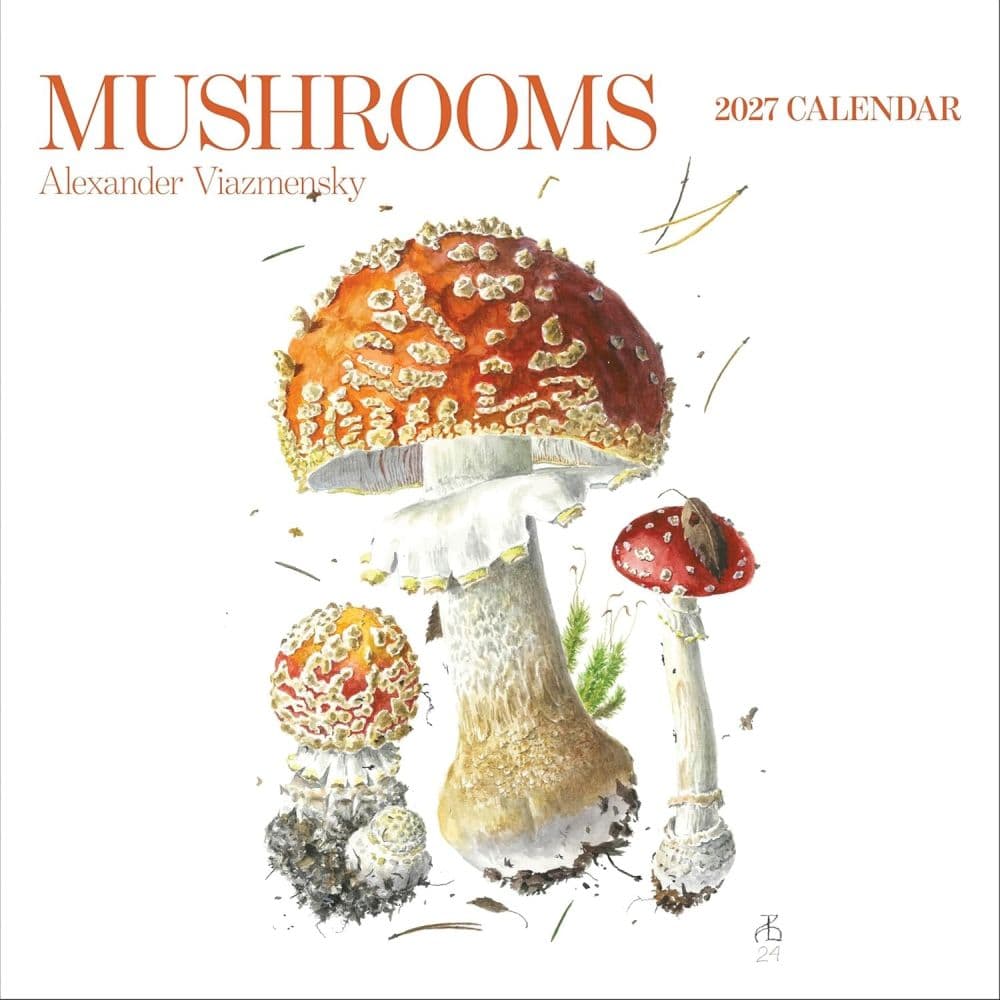 image Mushrooms Viazmensky 2027 Wall Calendar Main Product Image