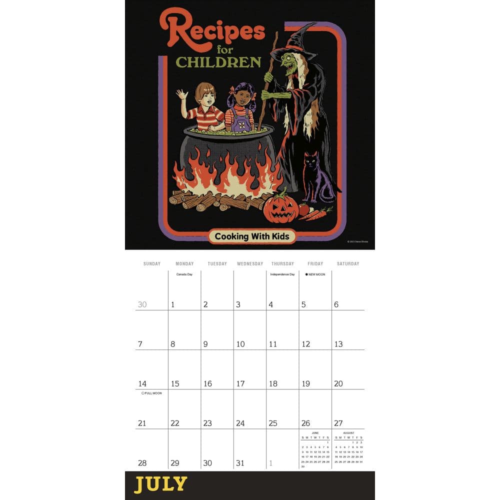 Twisted Nostalgia 2024 Wall Calendar