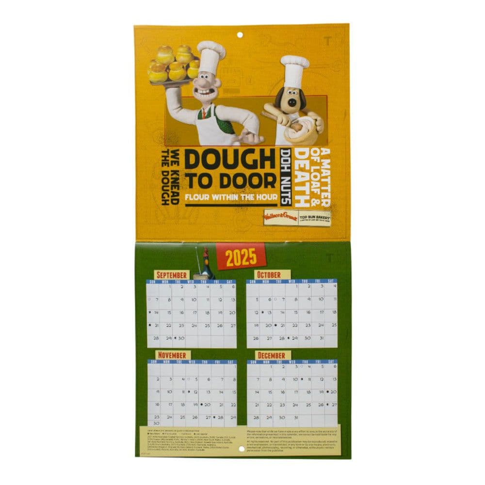 Wallace and Gromit 2026 Mini Wall Calendar Second Alternate Image