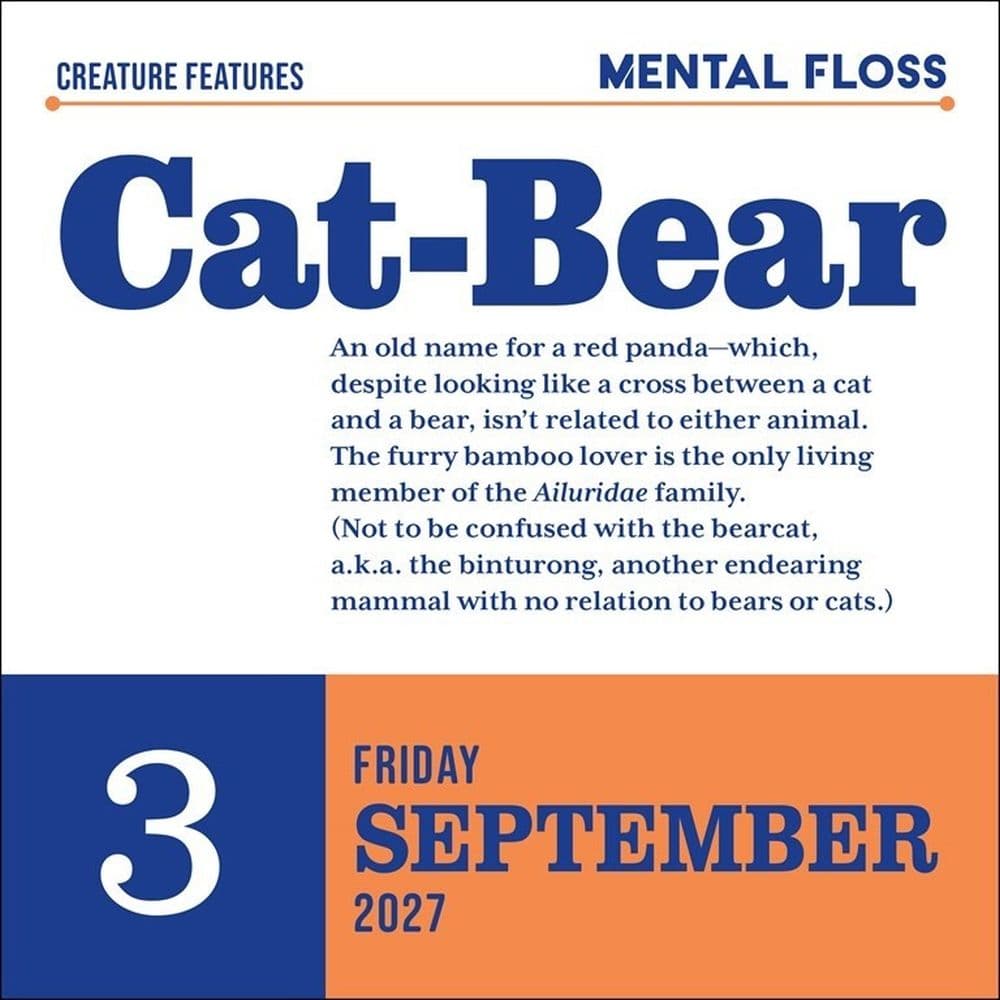Word Nerd 2027 Desk Calendar Fifth Alternate Image