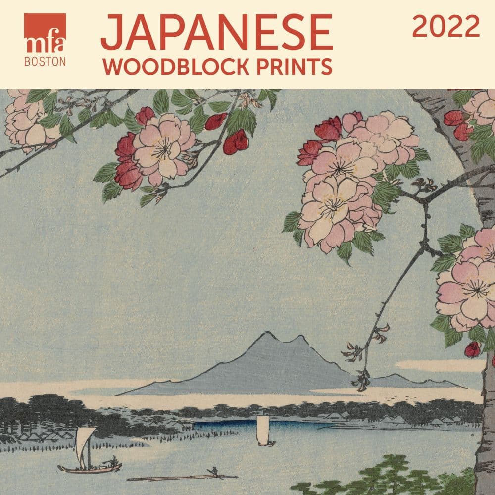 MFA Japanese Woodblocks 2022 Mini Wall Calendar
