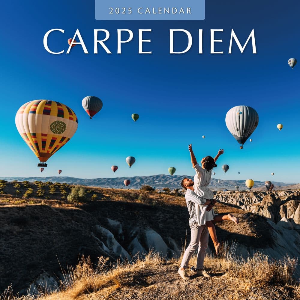 Carpe Diem 2025 Wall Calendar