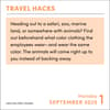 image Travel Hacks 2025 Desk Calendar Fourth Alternate Image