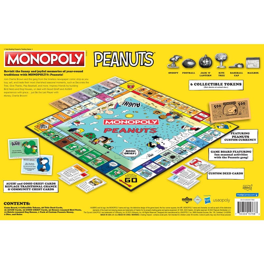 Monopoly Peanuts Second  Alternate Image