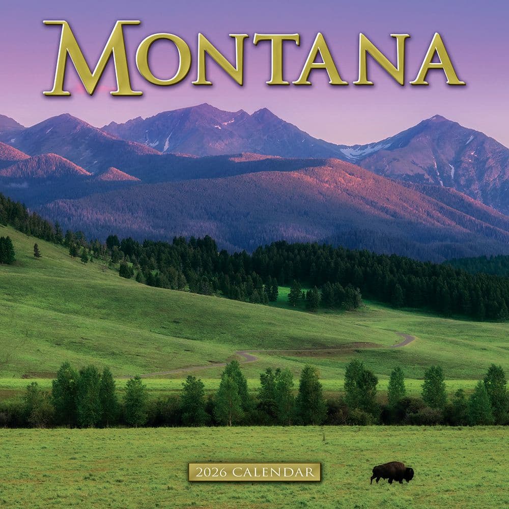 Montana Scenic 2026 Wall Calendar Main Image