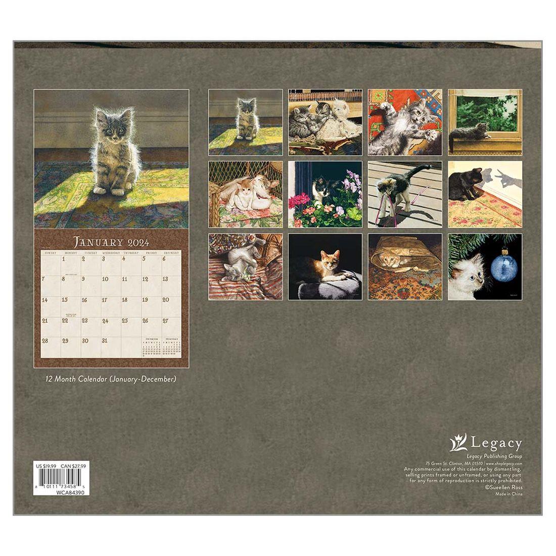 Kittens 2024 Wall Calendar
