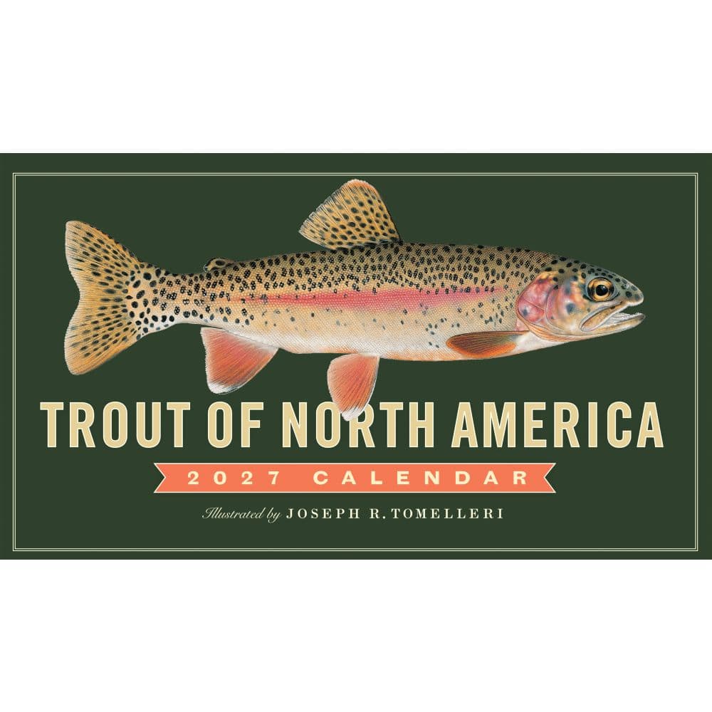 image Trout of North America 2027 Wall Calendar