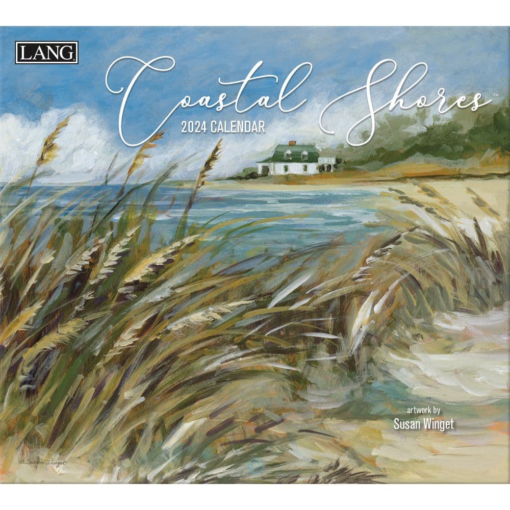 Coastal Shores 2025 Wall Calendar