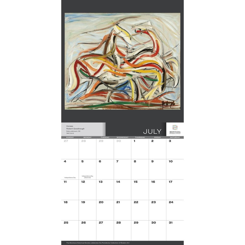 Montana Historical Society 2027 Wall Calendar Second Alternate Image