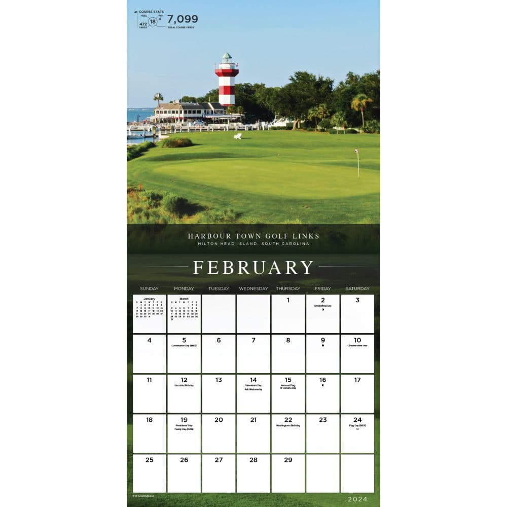 Sports Illustrated Golf Courses Exclusive 2024 Wall Calendar with Print Third Alternate Image width=&quot;1000&quot; height=&quot;1000&quot;