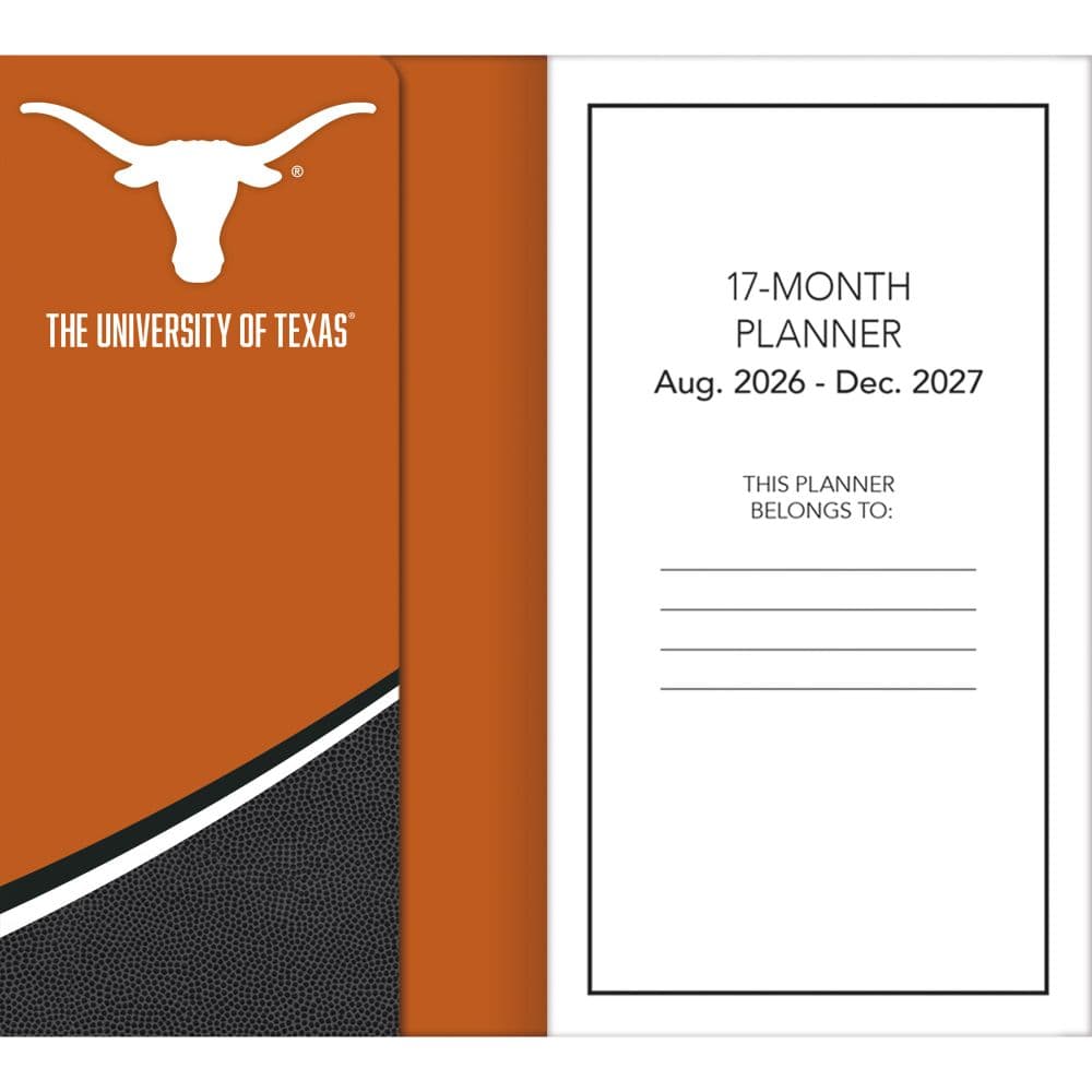 Texas Longhorns 2027 17 Month Pocket Planner Fourth Alternate Image