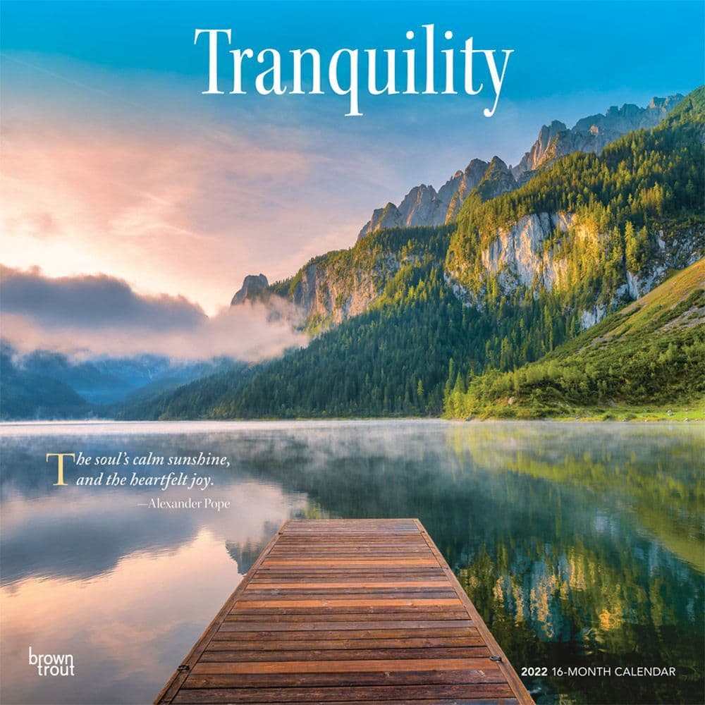Tranquility 2022 Wall Calendar